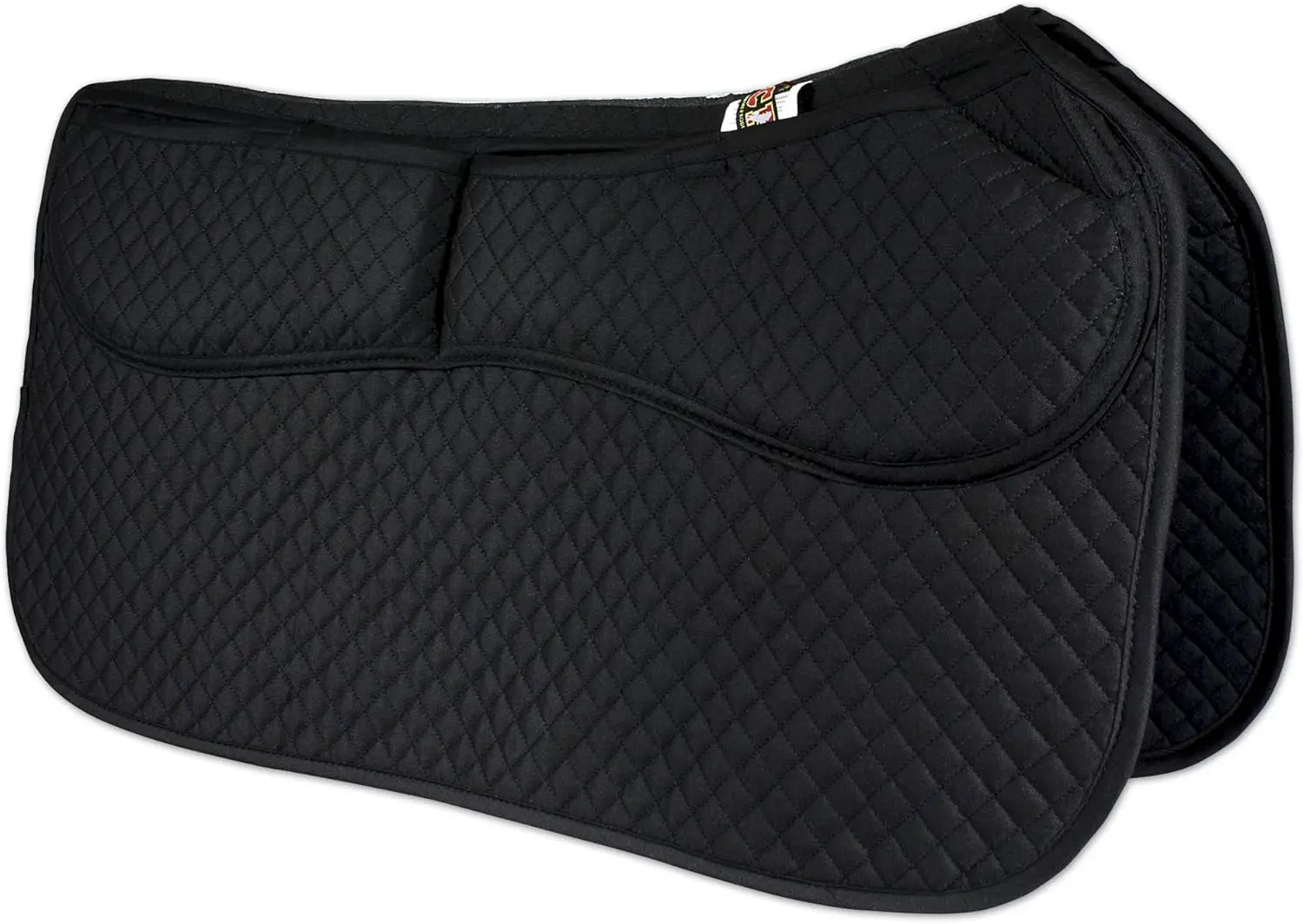 

Thermoregulating Western Saddle Pad,Machine Washable Contoured Fit,Therapeutic Shock Absorbing with Adjustable Memory Foam Shims
