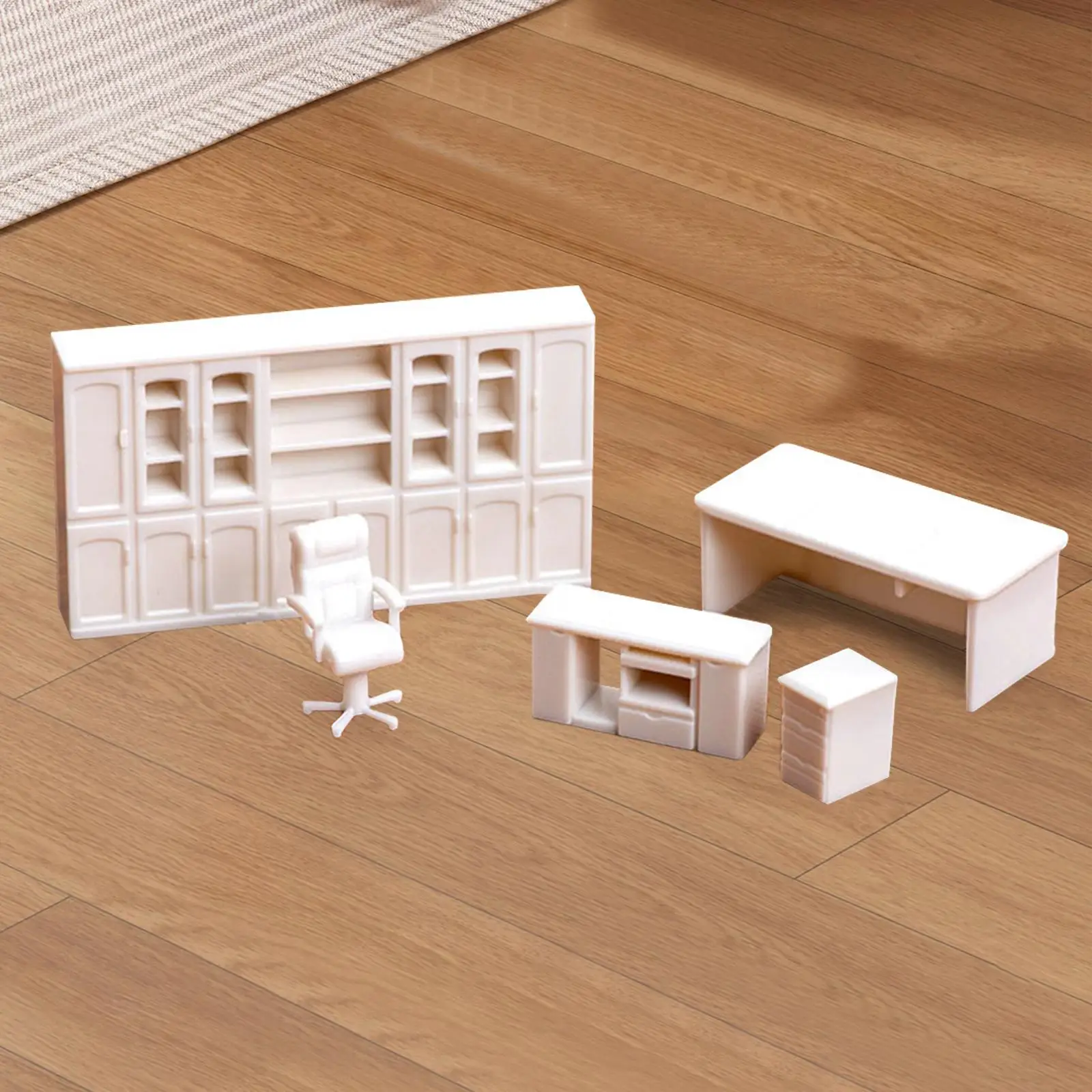 Miniature 1/50 Furniture Set Realistic for Photo Prop Sand Table Decoration