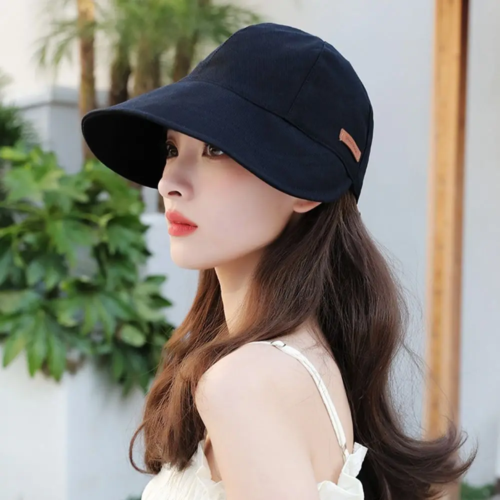 Adjustable Foldable Wide Brim Sun Hat Fisherman Cap Bucket Hat Beach Cap