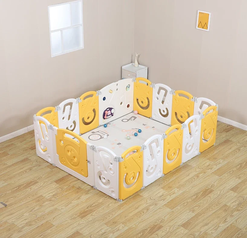 Multi-combination Folding Plastic Safety Baby Playard Play Fence Guard Baby Safe for Indoor or Outdoor