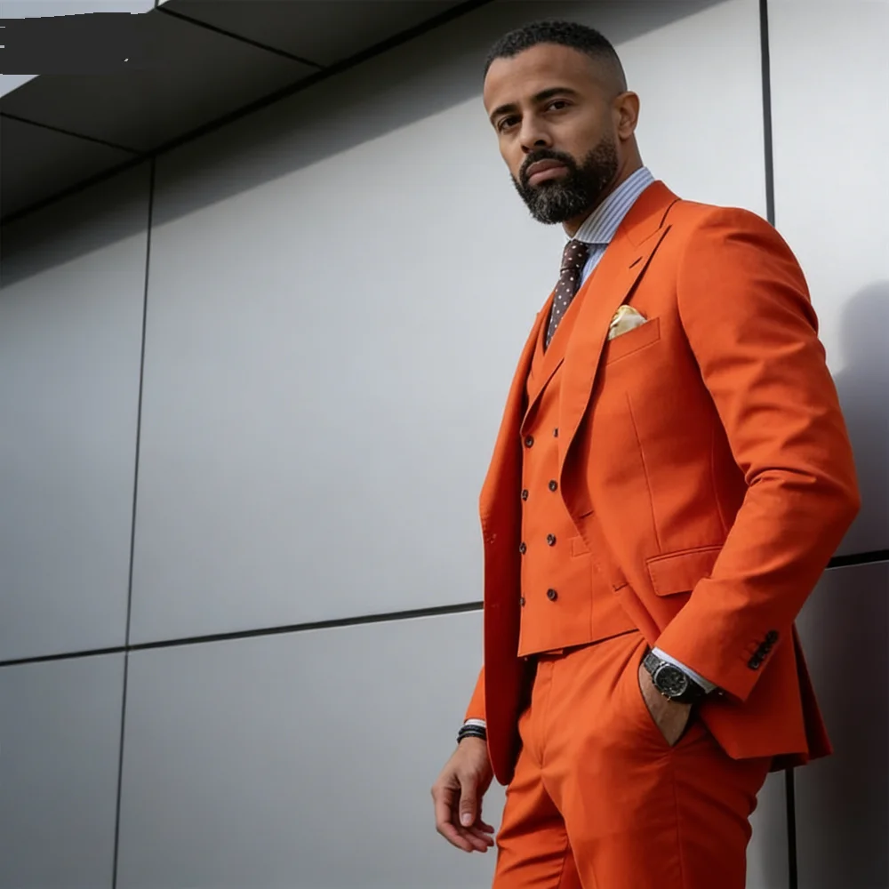 

Элегантный облегающий мужской свадебный смокинг, деловой костюм для вечеринки, мужской костюм для курильщика, наряд для жениха, коллекция для восстановления