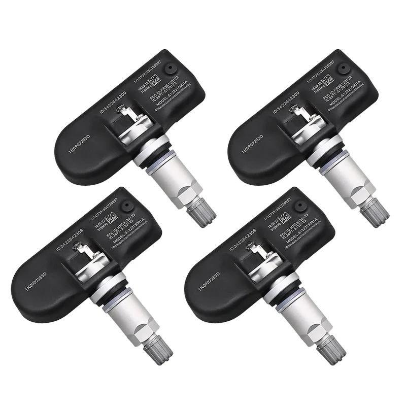 

4PCS TPMS Sensor Tire Pressure Sensor For Volkswagen Tiguan GTI Jetta Passat Audi A3 A4 A5 Q5 TT 1K0907253D 315MHZ