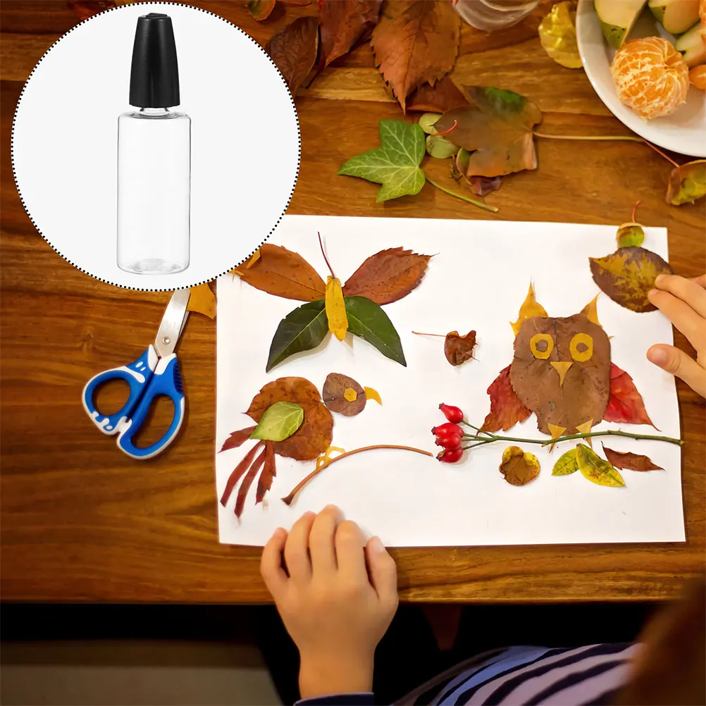 

8pcs Precision Tip Applicator Bottle Fine Needle Squeeze For Oil Glue Craft Painting Diy Lab Use Small Liquid Dropper Reusable