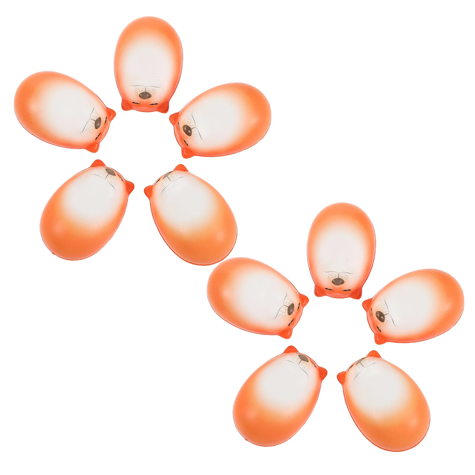 

10Pcs Squishy Egg Dog Slow Rising Decompress Stress Relief Squeeze Sensory Fidget for Kids Teens Party Favors School Office