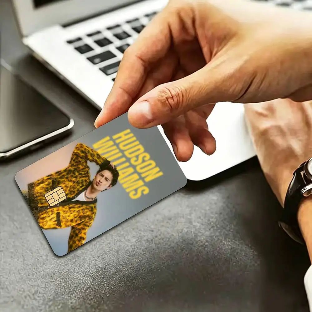 H-Hudson W-Williams S-Shane Hollander HD Waterproof Credit Card Stickers Silicone Decals For Chip Game Cards Gift