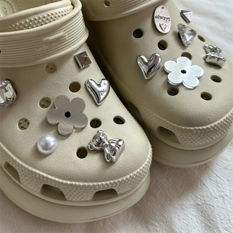 12PCS Advanced DIY Shoes Charms JIBBITZ Fun Slippers Decoration, Party and Festival Fashion Shoe Accessories Xmas Gifts