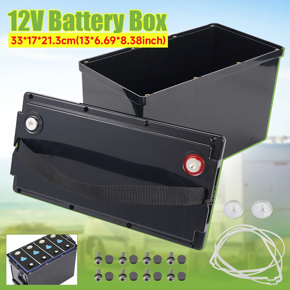

Waterproof Battery Box Battery Protection Box for Lithium Batteries Commonly Used in Scenarios with Carrying Strap Accessories