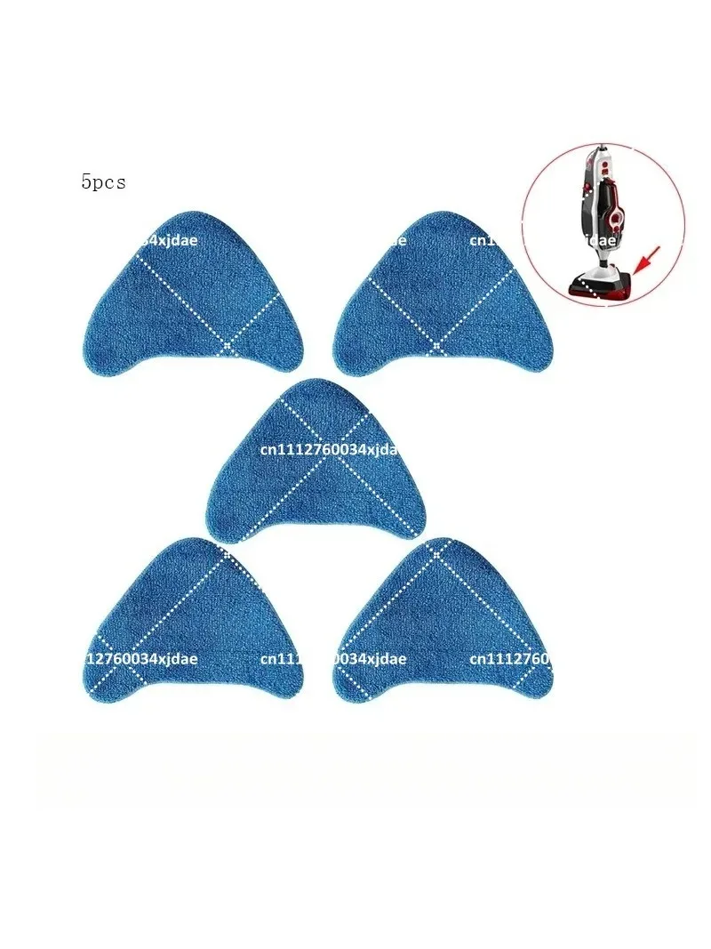 5pcs Steam Mop Pads Replacement for Microfiber Cloths Floor Mopping Pads