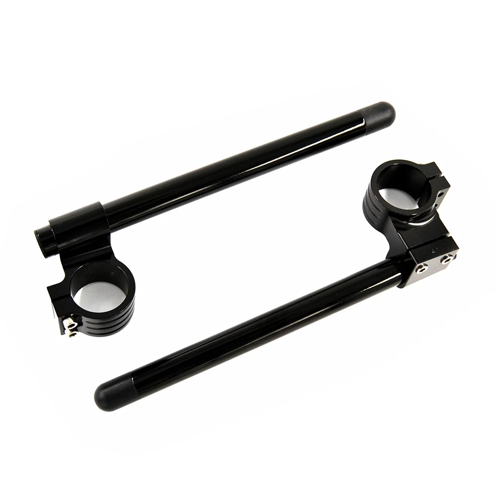 

BJMOTO CNC Motorcycle Handlebar Higher Raised Clip Ons 33 35 37 41 43 45 46 48 50 51 53 54 MM Clip On Clamp Fork Handle Bar Moto