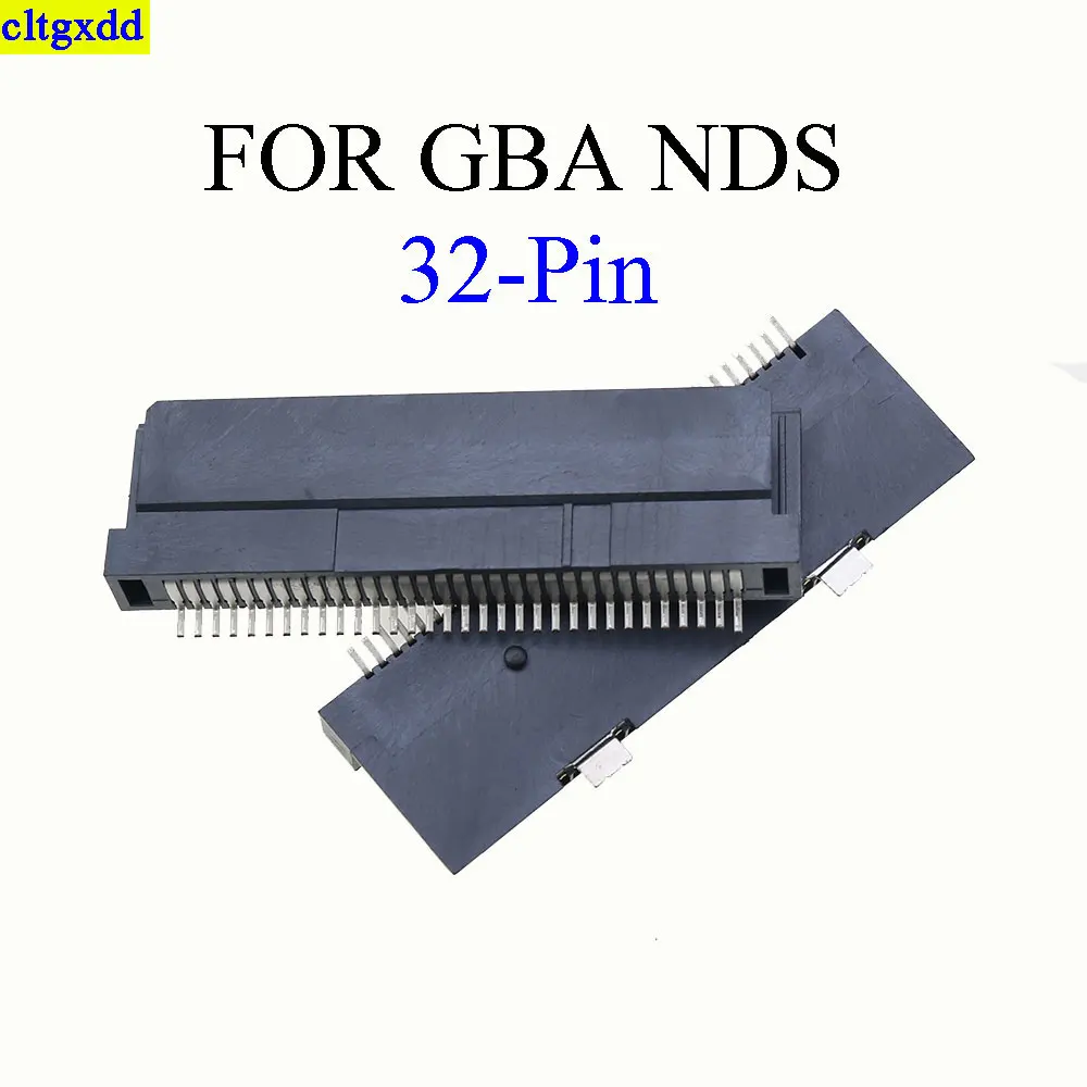 cltgxdd 1 piece FOR GBA slot 32-pin cartridge card reader slot connector for NDS game cartridge card/reader slot service parts