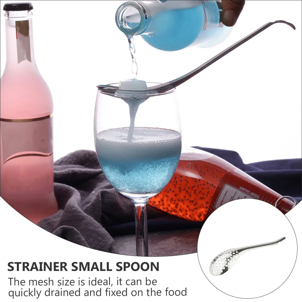 

3 pcs Stainless Steel Strainer Spoon Set Caviar Colander Spherification Tool For Kitchen Home Use Mirror Polished Corrosion