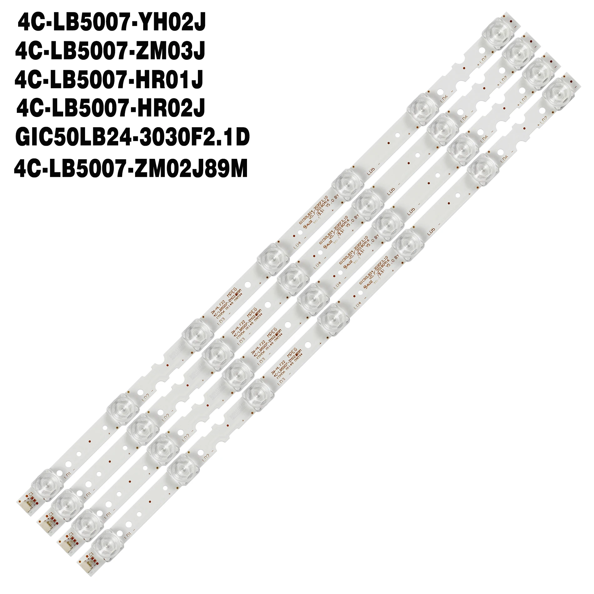 Led backlight 4C-LB5007-ZM02J89M 50HR330M07A0 V1 YHF-4C-LB5007 YH02J-YH04J-ZM For Thomson 50UD6676 50UD6696PS 50U5850C 50U3900C