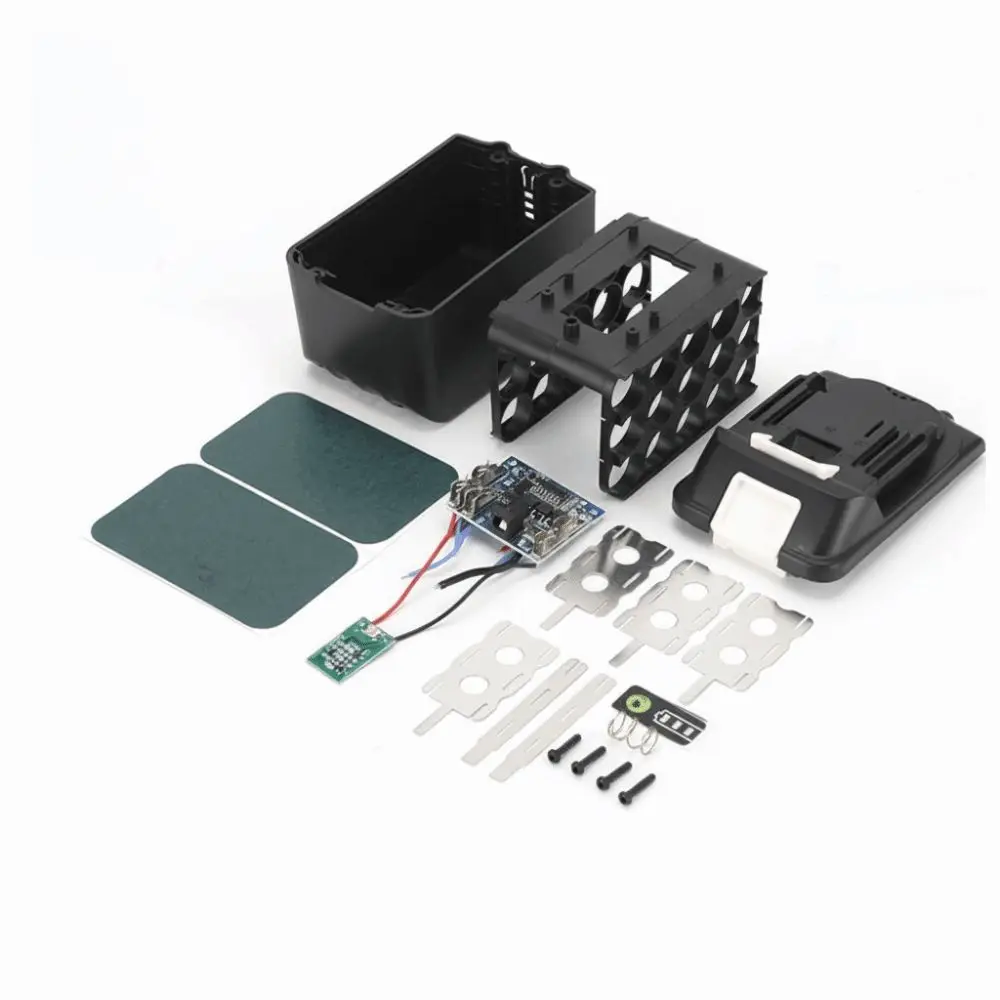 

Plastic Lithium Battery Pack Case DIY 18650 Lithium Battery Battery Pack Accessories 15 Cell For Makita Battery Case