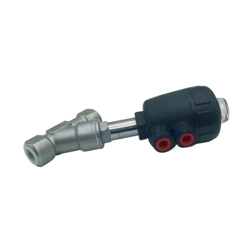 DN15-DN40 1/2"  Stainless Steel 304 Single Acting Air Actuated Angle Seat Valve Normally Closed