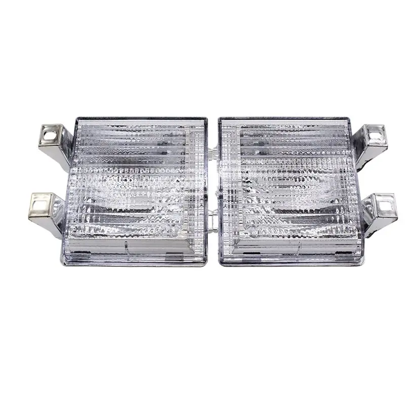 Para camioneta Chevy GMC 83-88 GM2520110 1 par de luces indicadoras de esquina lateral de señal de giro delantera carcasa cromad