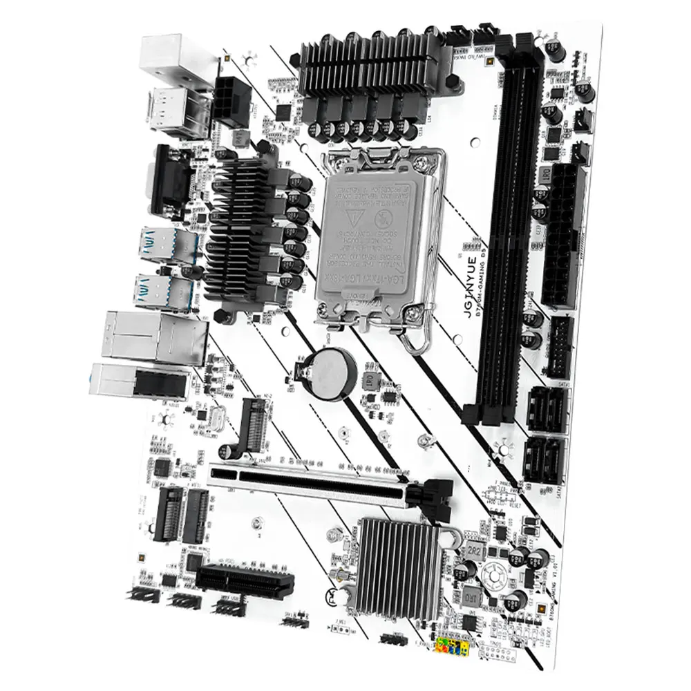 JGINYUE B760M płyta główna LGA 1700 obsługa procesora Intel Core i3/i5/i7/i9 12. 13. dwukanałowa pamięć DDR5 B760M-GAMING D5