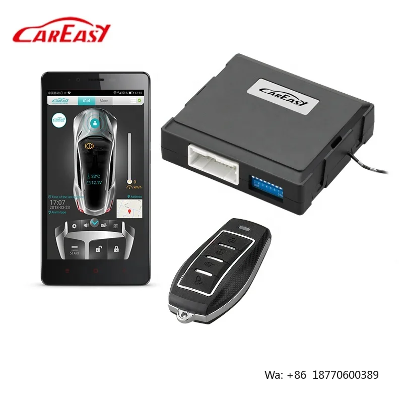 4G GPS/GSM Car Alarm and Tracking System with Smartphone APP Control