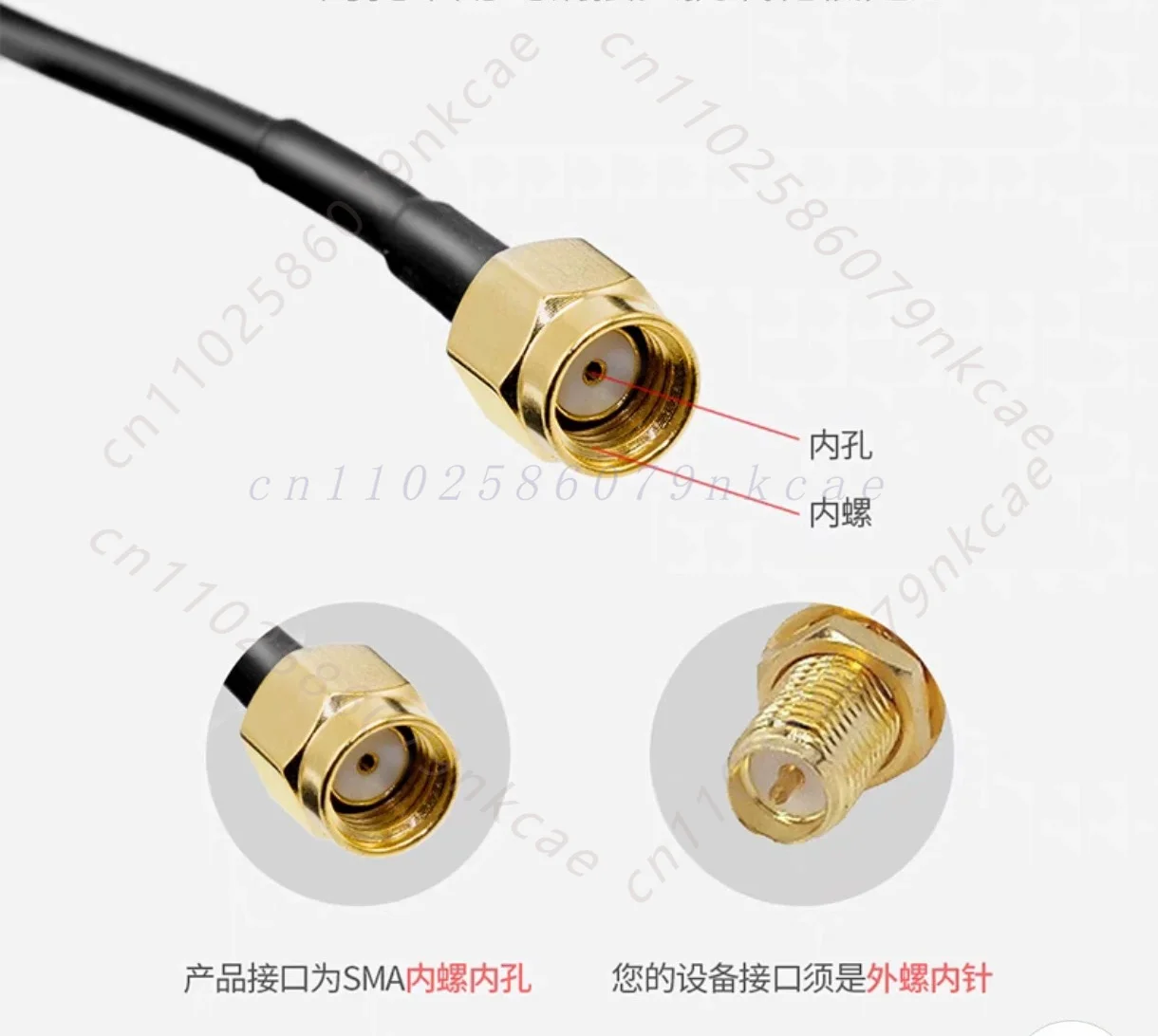 For ASUS Rotatable Magnetic WIFI6 Bluetooth Wireless Antenna With SMA Interface