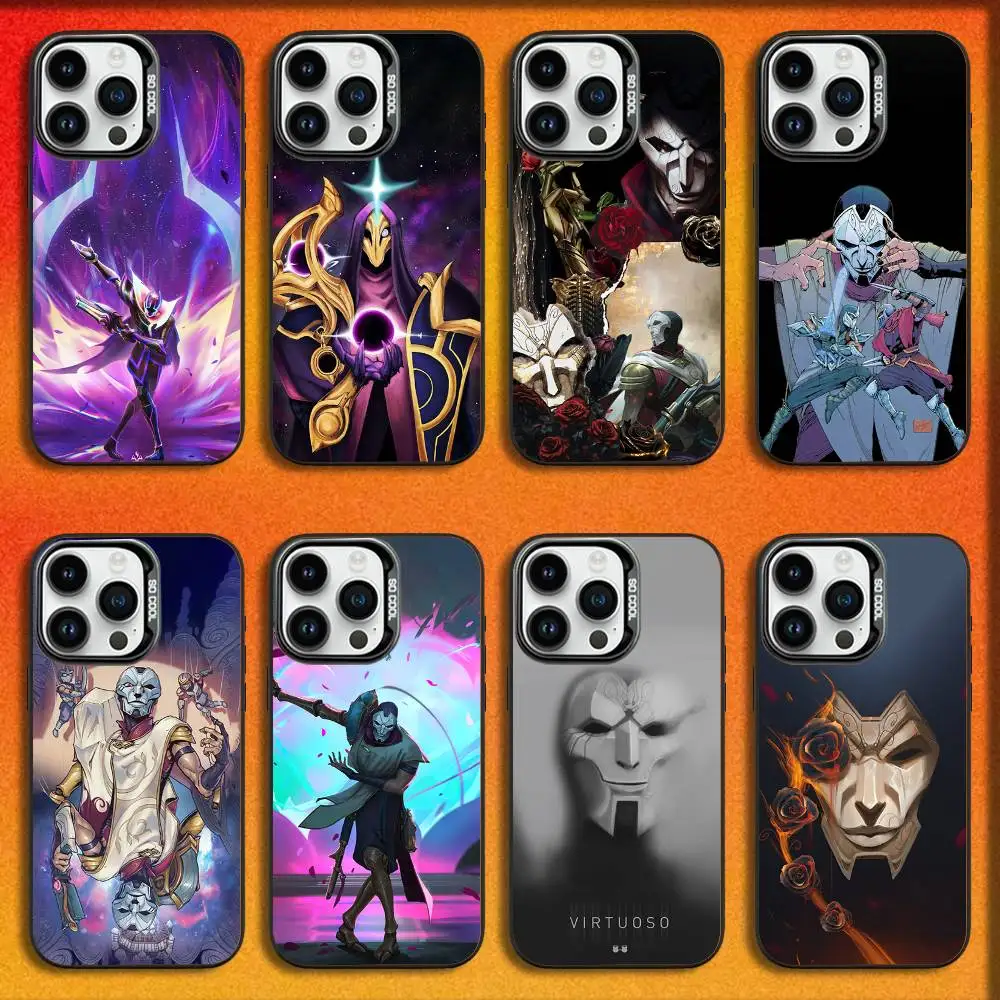 

Game Khada Jhin Virtuoso Phone Case For iPhone 16,15,14,13,12,11,Mini,Pro,E,SE4,MAX Black Candy Matte Fashion Cover