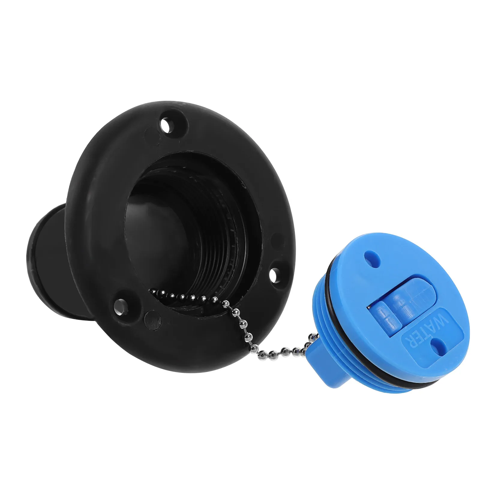 

Plastic Water Fill Hatch Cover Rv Fresh Water Tank Cap Boat Yacht Marine Deck Inlet Filler Universal Fit Sturdy Leakproof Design