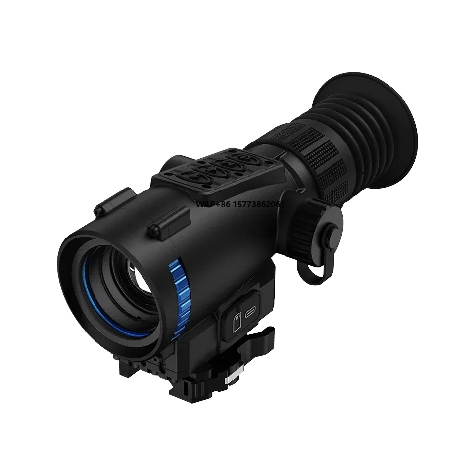 

384X288 Тепловой монокуляр с термозащитным козырьком 50 Гц 25 мм 35 мм NETD 25 мК Охотничья линза ночного видения Wi-Fi PIP и видеозапись