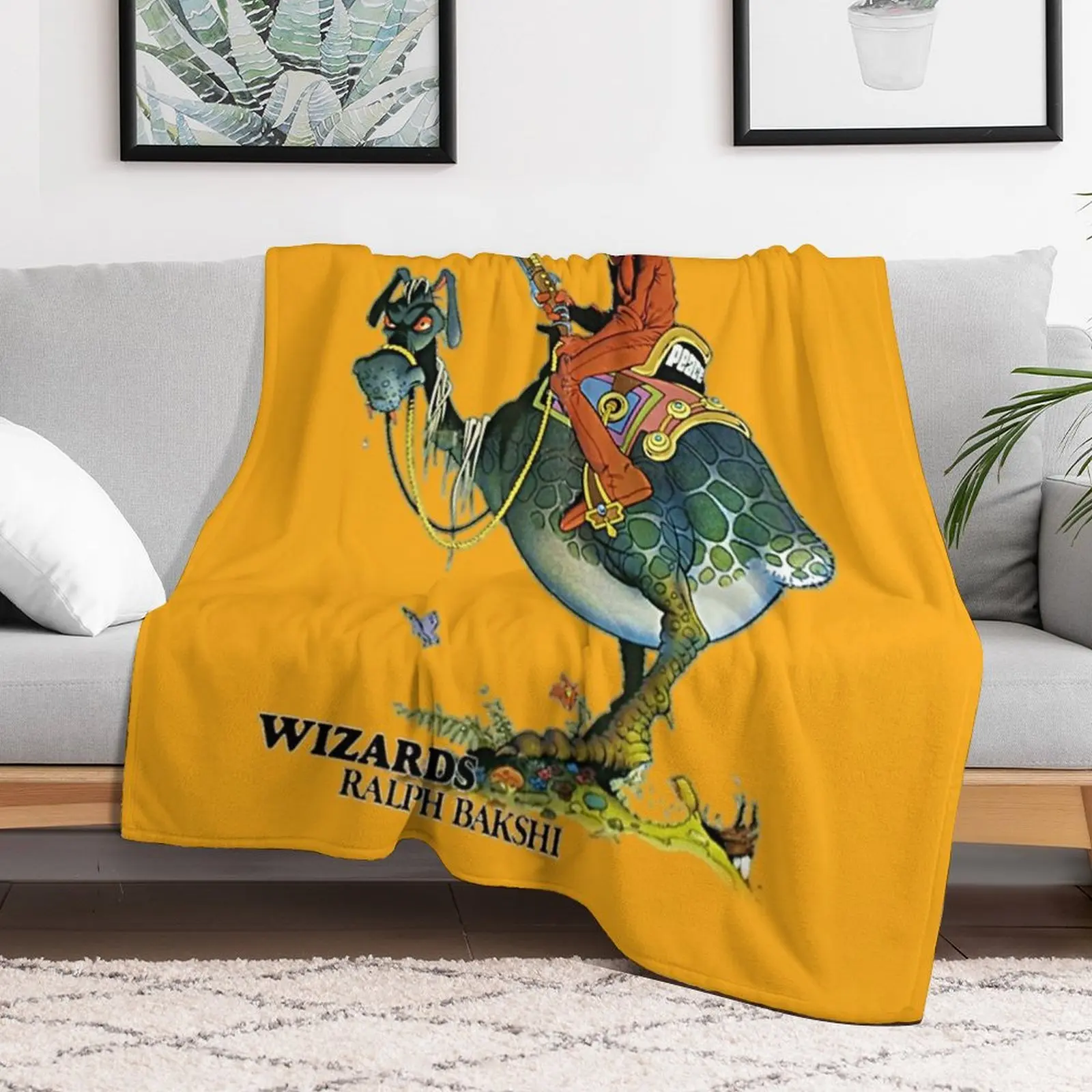 Ralph Bakshi's Wizards, 1977 Throw Blanket Quilt Tourist Furry Custom Blankets