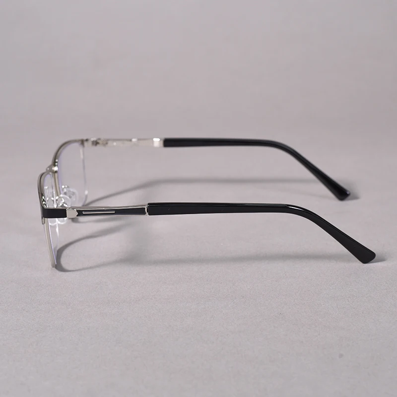 Männer Blau licht blockieren Lesebrille Doppel Farbe Metall Rahmen Computer Leser HD Objektiv Presbyopie Brillen + 125 + 175 + 225 + 275 + 4 – Detail 8
