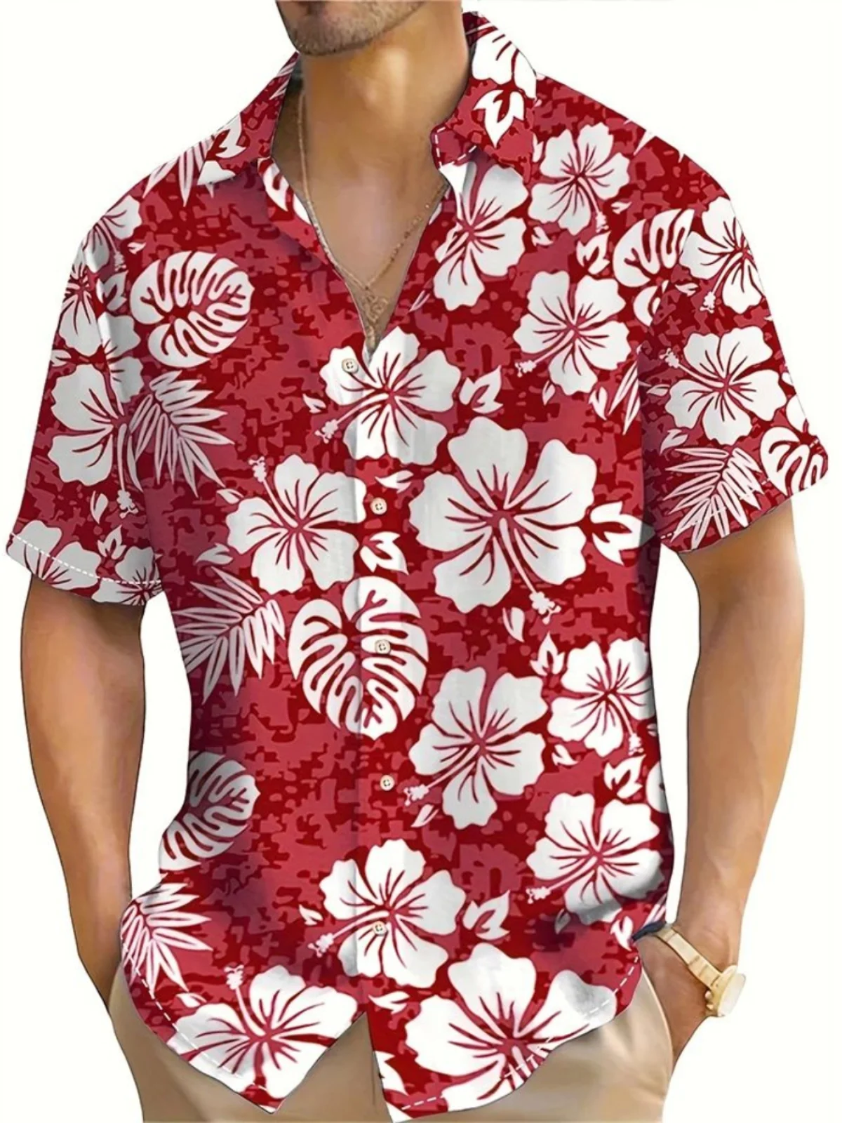 

Comfortable Printed Collar ort Sve irt Polyester Fiber Stand Fit ort Sve irt Youth Faion Printed Collar irt