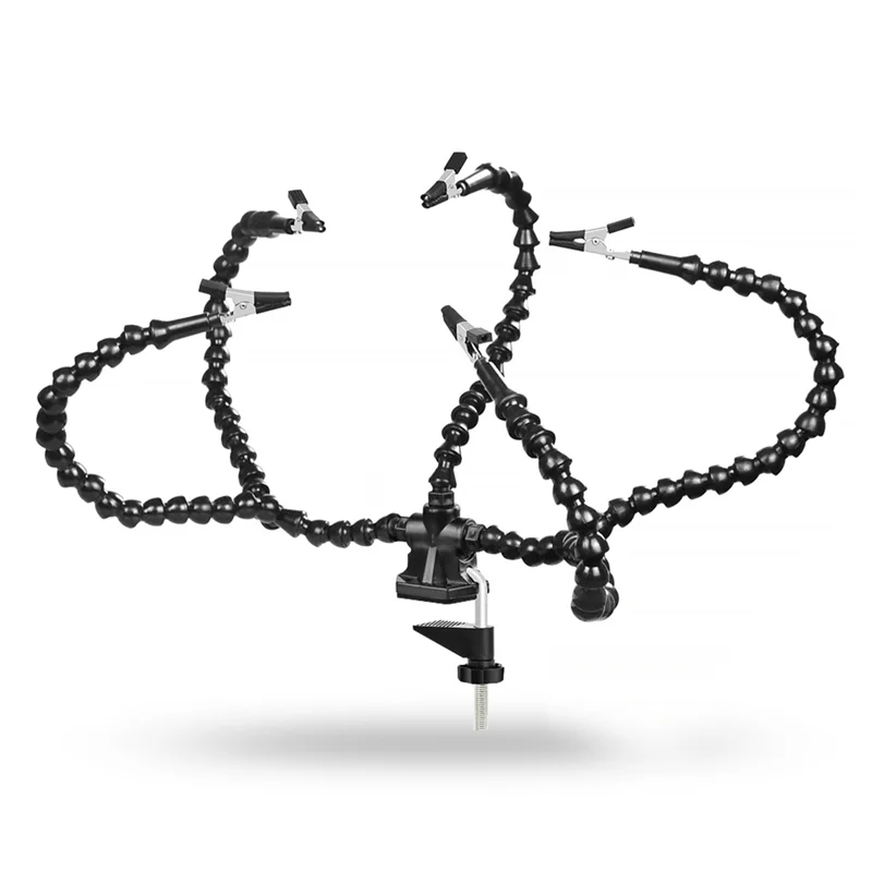 AC88-1 PCS Table Clip Third Hand Soldering Stand Welding PCB Holder Flexible Arm Soldering Tool