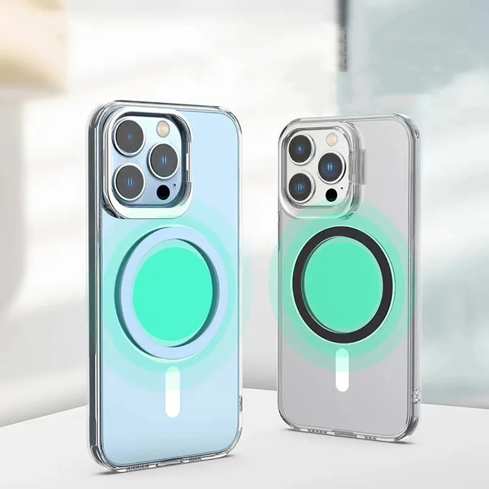 

Магнитная наклейка, универсальное магнитное переходное кольцо, подходит для Magsafe iPhone, беспроводная зарядка мобильного телефона, круглое металлическое кольцо