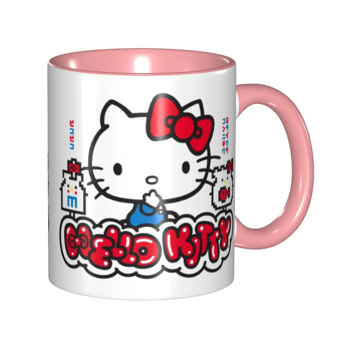 Hello Kitty Accessories Coffee Mug Cute Woman Tea Cups