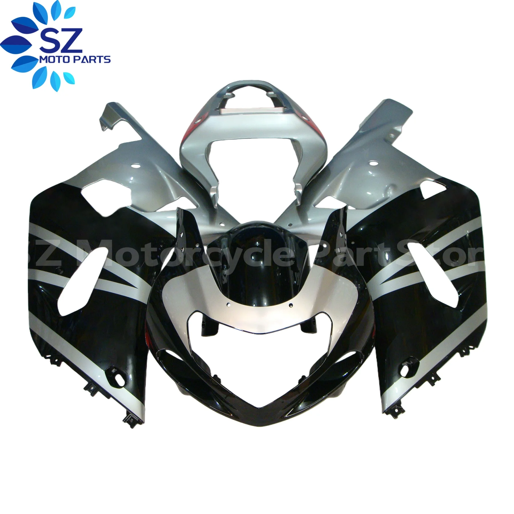 스즈키 GSXR600 750 K1 01 02 03 GSXR 600 GSXR750 2001 2002 2003용 오토바이 페어링 키트 차체 세트