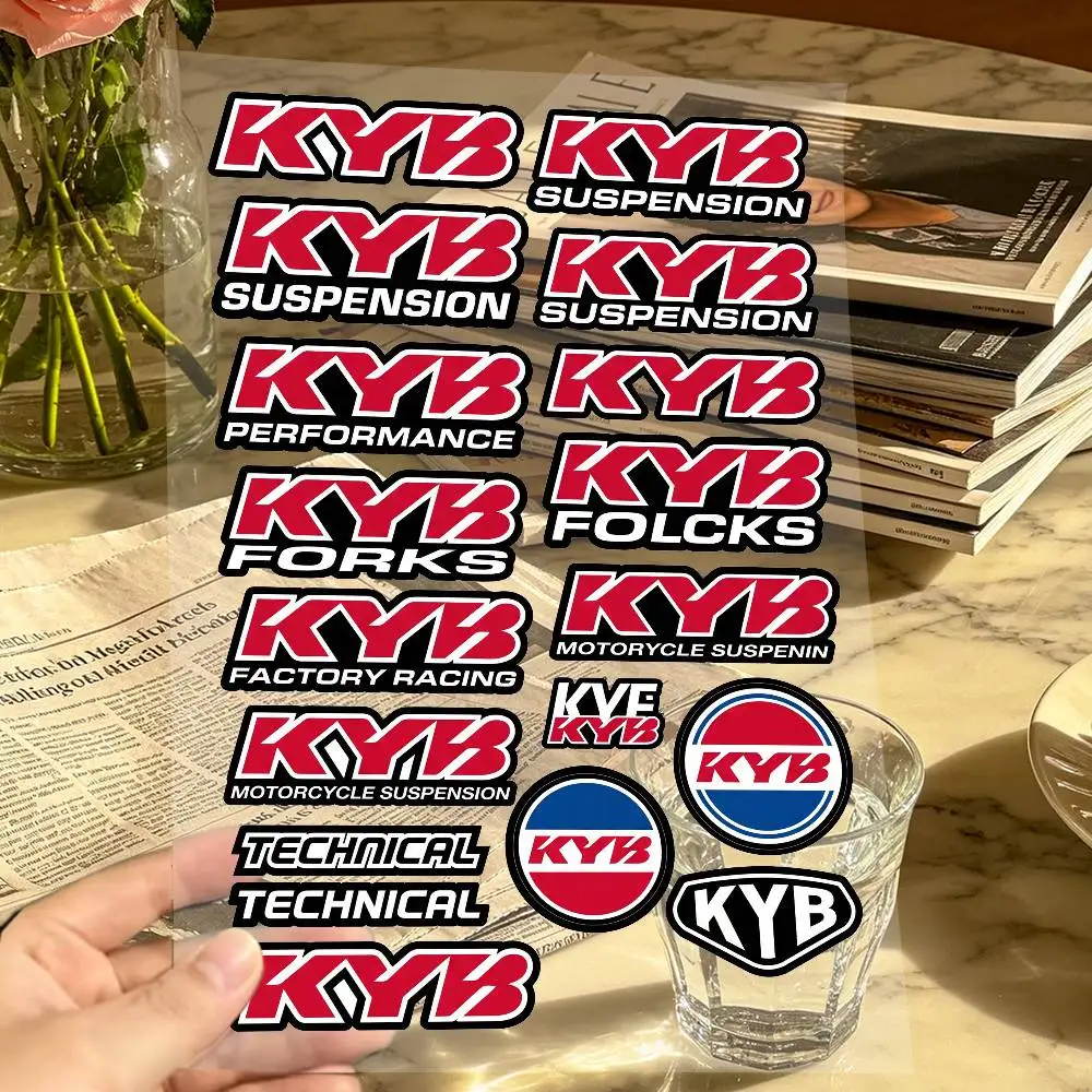 

Kyb Japanese Motorcycle Sticker Suitable For Motorcycle Body Reflective Car Sticker Helmet Decal