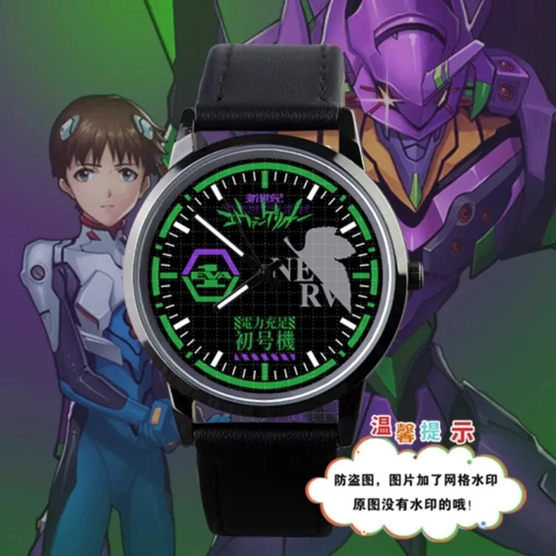 Neon Genesis Evangelion peripherals Unit 1 EVA same waterproof watch student quartz watch custom gift Japanese anime peripherals