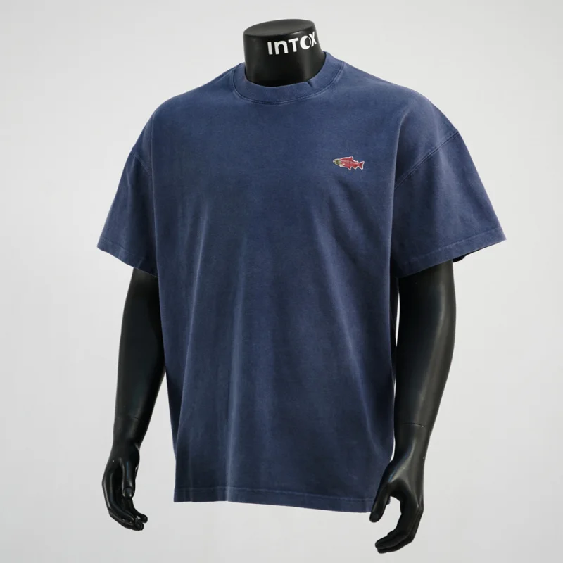 

Retro niche design printed short sleeved T-shirt for men's summer 2025 trend casual loose and personalized tops