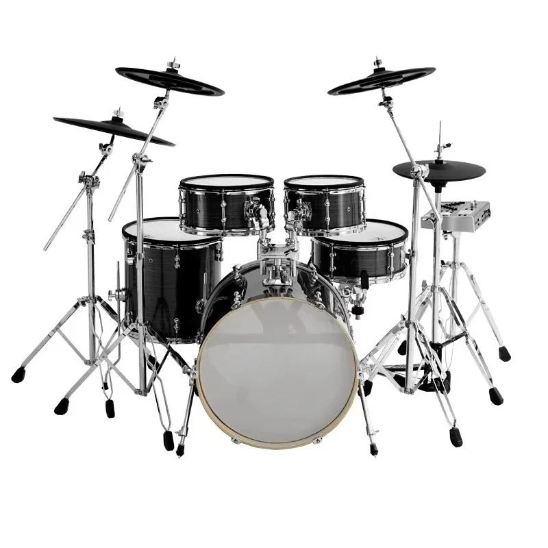 HXM Electronic Drum Professional Manufacture High-end Electronic Drum 9-piece Mesh Head Drum Set with 18