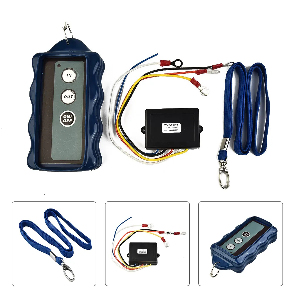70 for x 45 for x 22 mm Remote control Switch for winch 30m 6F22 9V Control DC 12V For Truck for jeep for atv Kit Remote Set