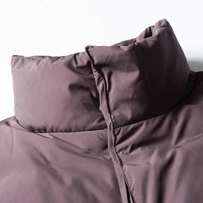 الرجال الشتاء أسفل السترات 85% الأبيض بطة سترات منفوخة رشاقته الدافئة سترات معاطف Harajuku المتضخم وسادات مبطنة #5