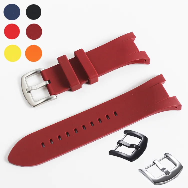 Watchband for Armani Ax1803 1802 1050 AX1041 AX1084 AX1108 Rubber Band Silicone Watch Strap Notch 31 * 14mm