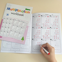 Writing Exercise Book Children's Multiplication and Division Math Improvement Exercises A4 Notebook Daily Practice Book Student
