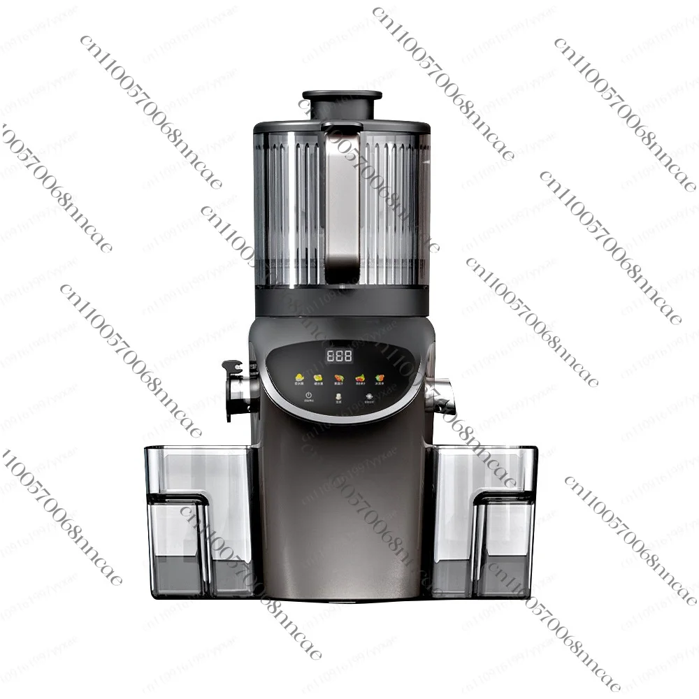 Multifunctional Centrifugal Juicer Grey, Rapid Fruit Vegetable Juicer with Pulp Separator & Large Feed Chute for Home Kitchen