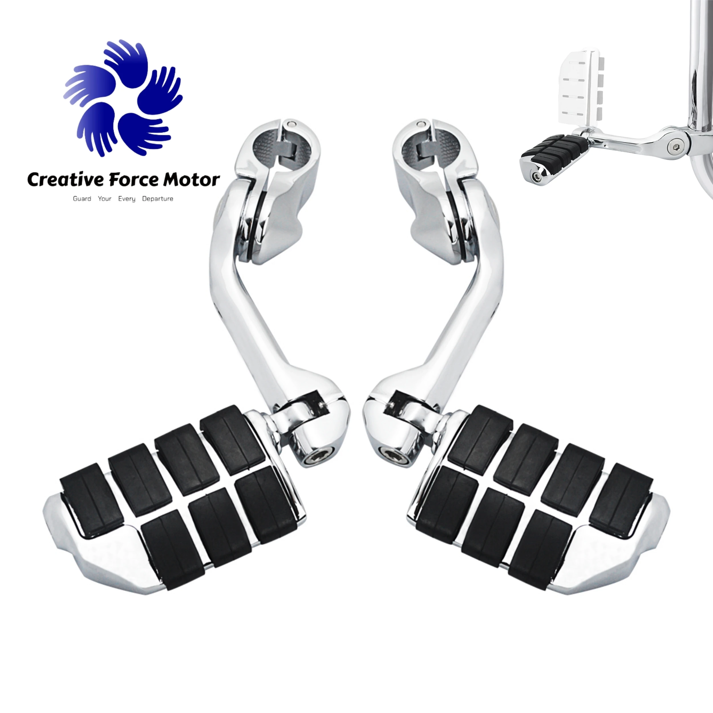 1.25 "podnóżki autostradowe motocykle zaciski mocujące podnóżek dla Harley Davidson Honda Sportster Softail FXST Road King Street Glide Low Rider S Fat Boy 114 akcesoria motocyklowe