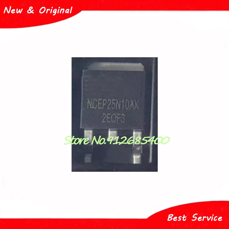 NCEP25N10AK TO-252 Nouveau et Original, En Stock, Lot de 10 Pièces