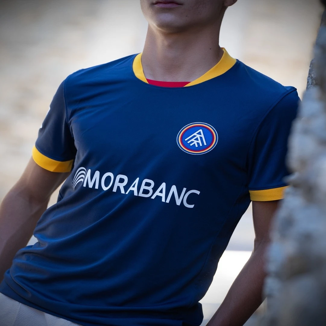 2026/27 Saison Andorra Unisex Fußballtrikot, Herren Damen Sommer 3D-Druck Atmungsaktives Schnelltrocknendes Modisches Sweatshirt