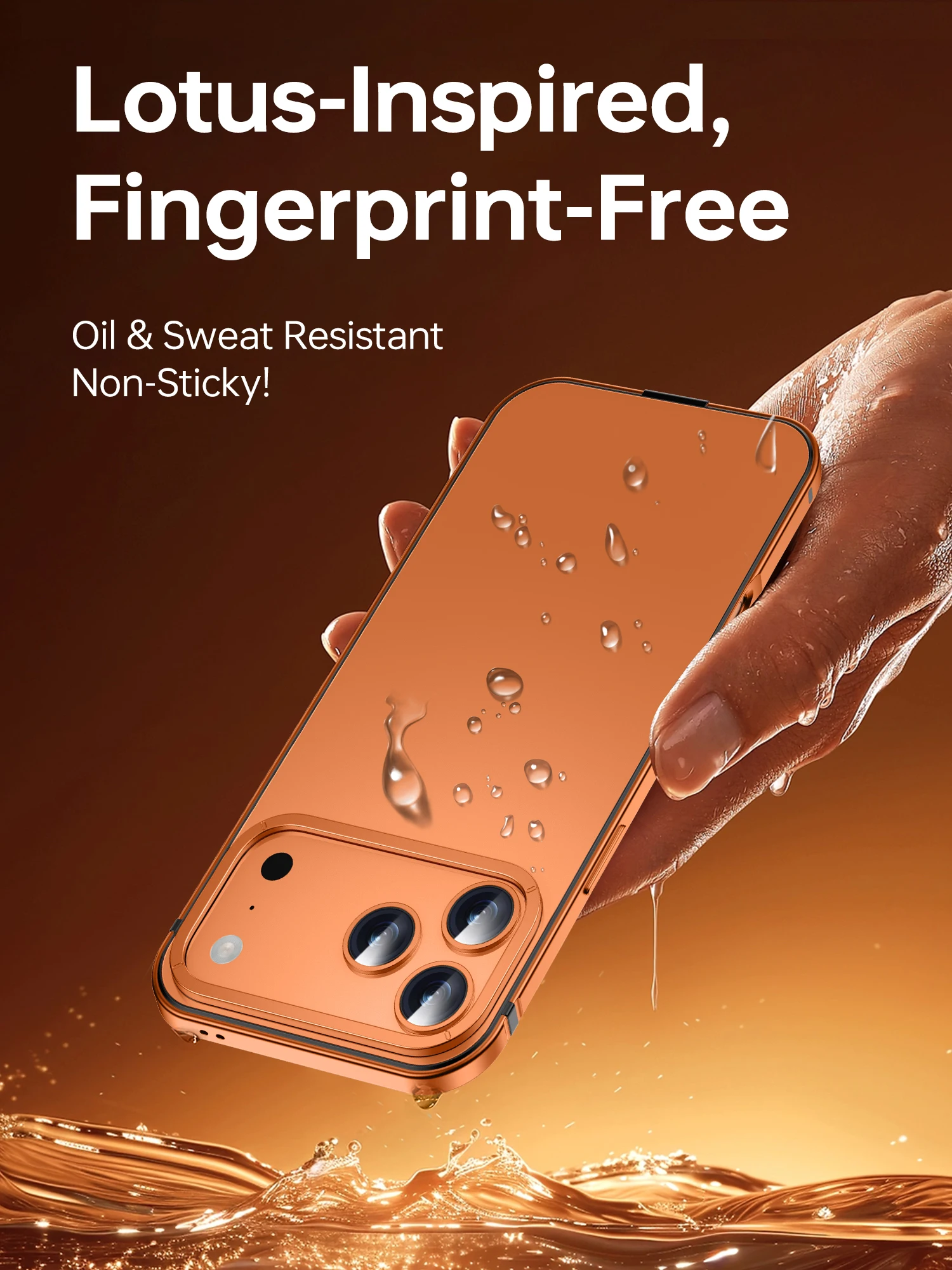 شحن لاسلكي اللون الأصلي حافظة جديدة لهاتف آيفون 17 برو إطار معدني من الدرجة الاحترافية 5 متر SGS حماية من السقوط MagSafe غطاء مضاد للسقوط #5