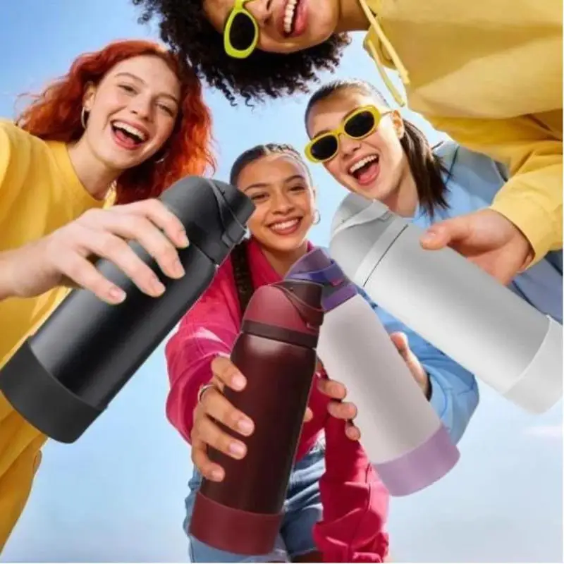 1Pcs 24oz 32oz Silicone Water Bottle Bottom Protector Cover Anti Slip Shock Resistant Bottle Base Sleeve For Outdoor Travel Use