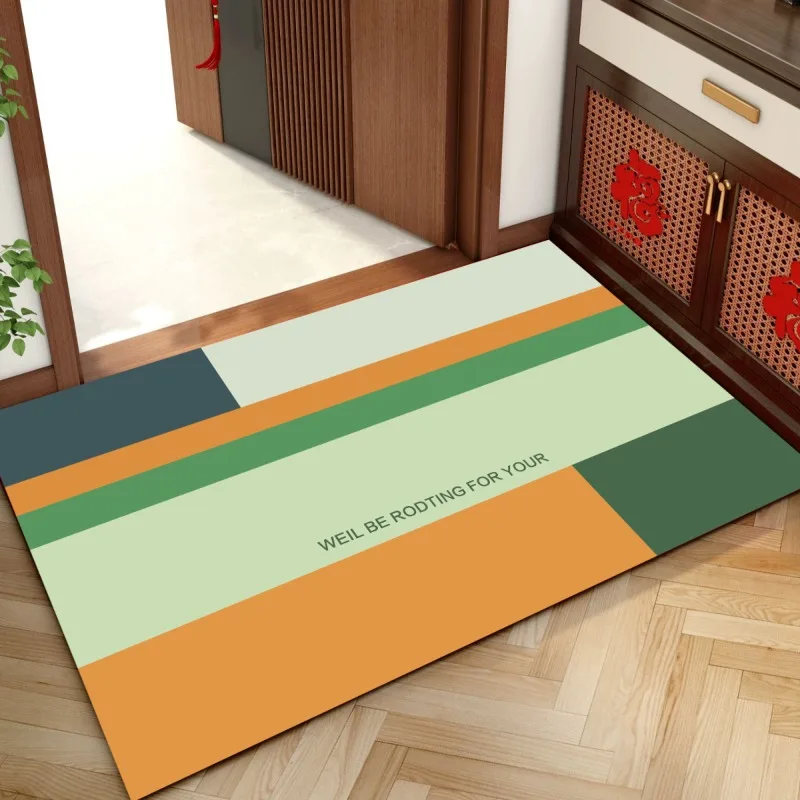Diatom mud floor mat absorbent toilet bathroom quick drying non-slip foot mat toilet door carpet mat waterproof kitchen