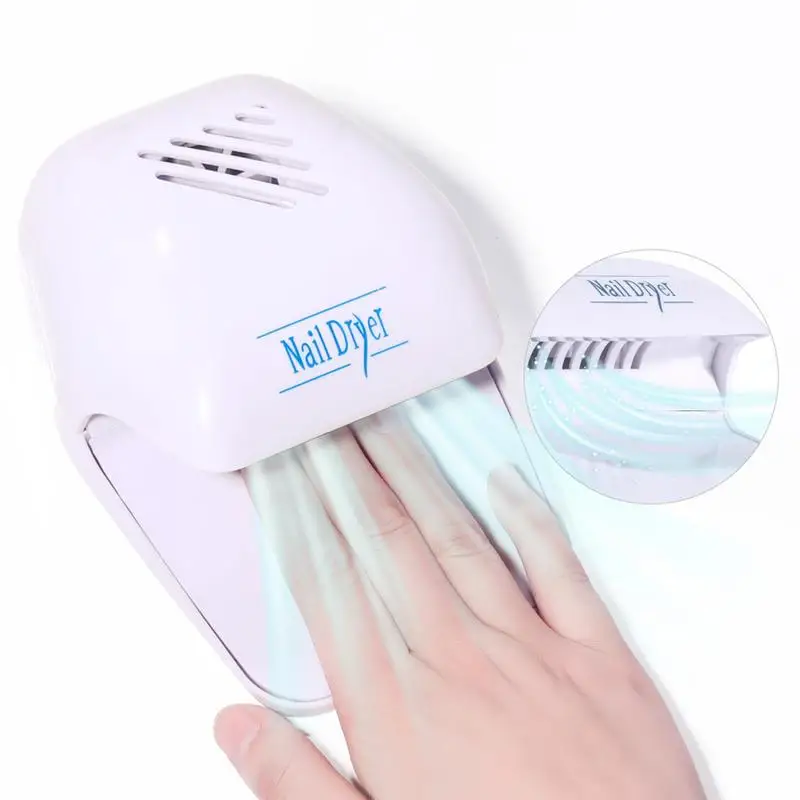 Nail Polish Dryer Nail Fan Dryer Manicure Machine Nail Dryer For Regular Nail Polish Nail Glue One Key Operation