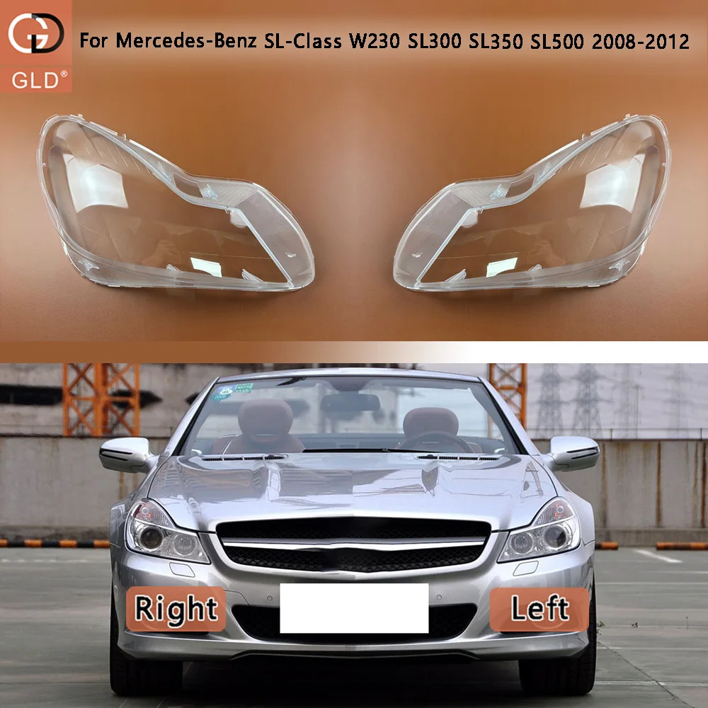 

Headlamp Transparent Cover Lampshade Headlight Shell Lens Plexiglass For Mercedes-Benz SL-Class W230 SL300 SL350 SL500 2008-2012
