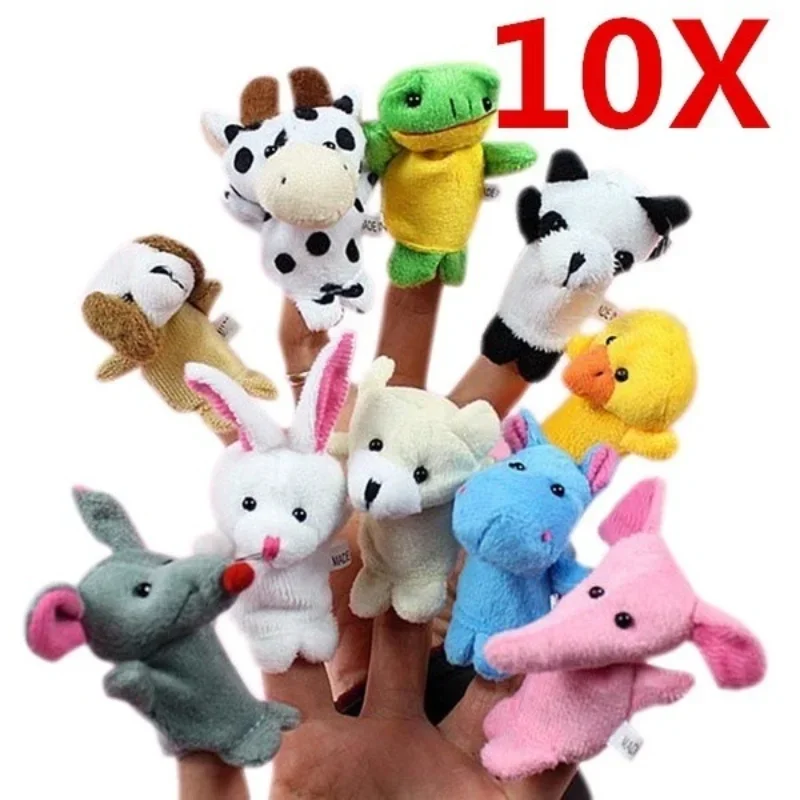 Títeres de dedo de animales – Muñecos de peluche para niños - imagen 4